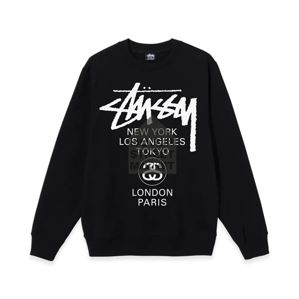 Stussy DSM World Tour Crew 2021 "Black"