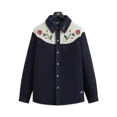 Kith Puffed Corduroy Doscher Shirt "Nocturnal"