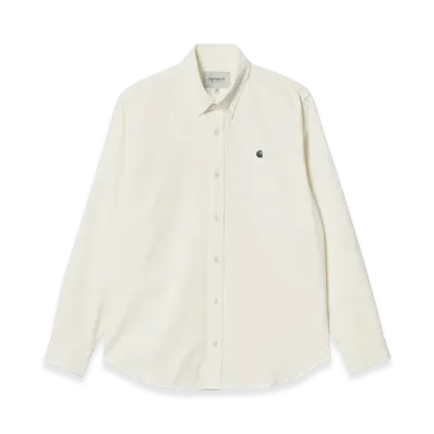 Carhartt WIP Madison Fine Cord Shirt "Wax/Black"