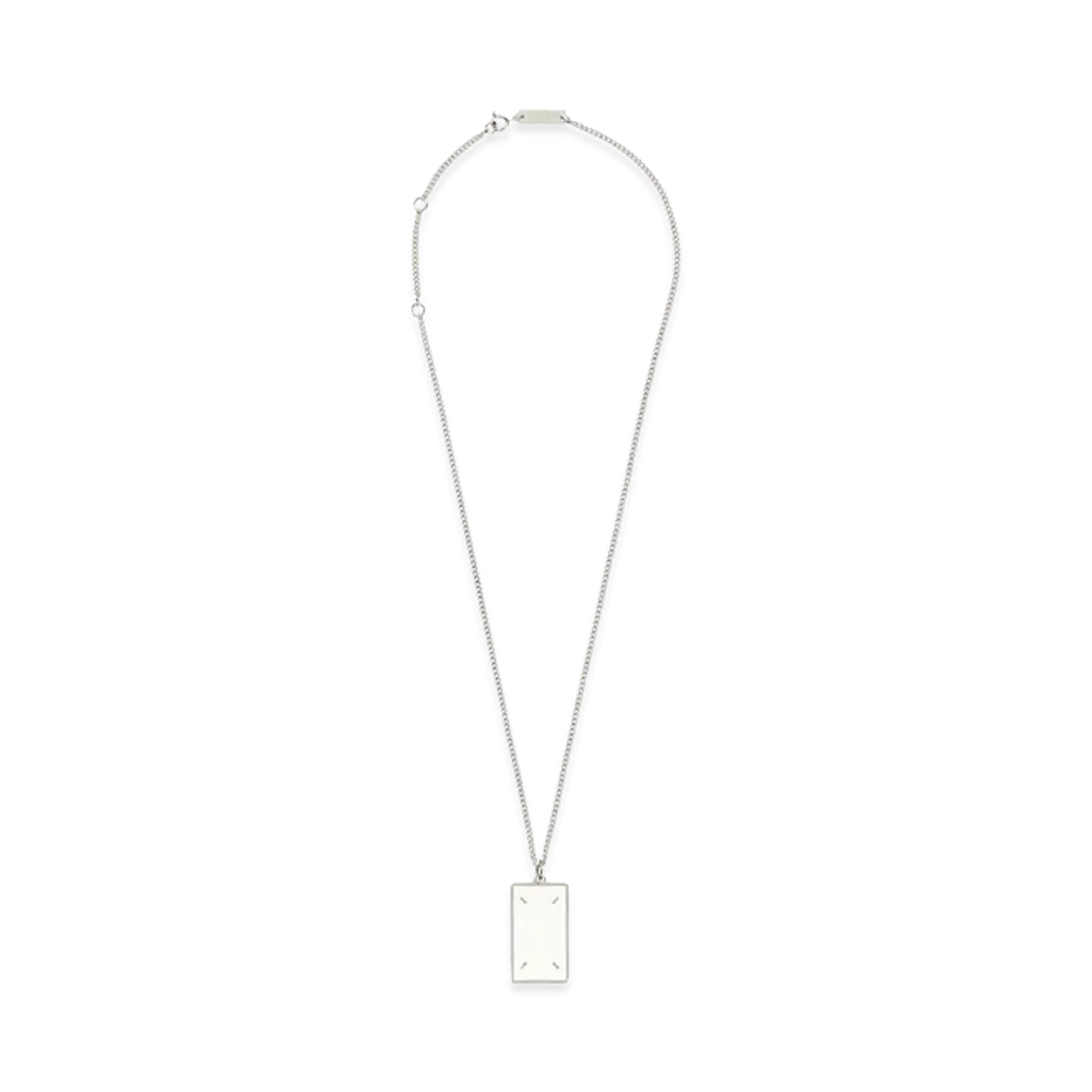 Maison Margiela Women's 'Four Stitches' Necklace "Silver"