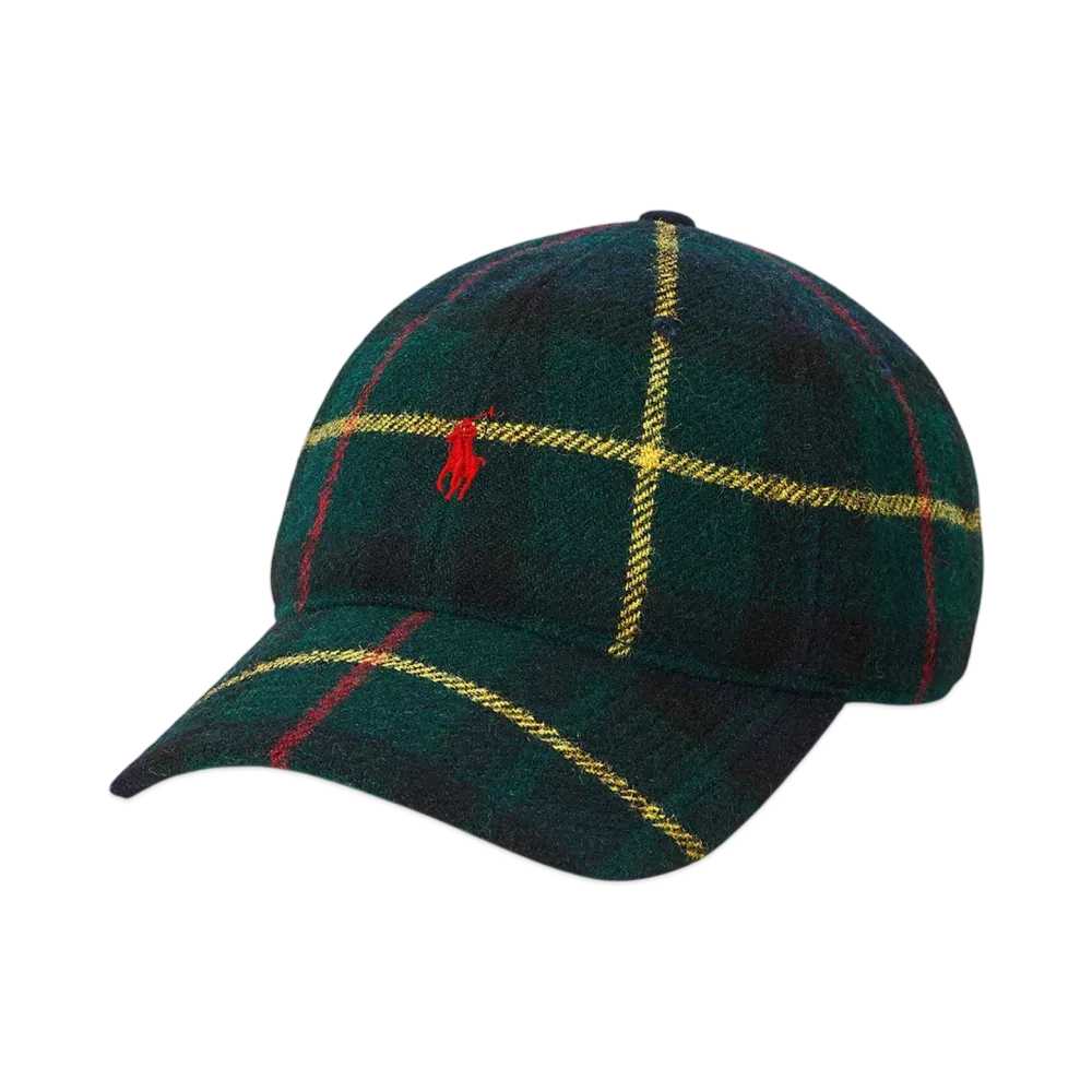 Polo Ralph Lauren Check Wool Twill Ball Cap "Multi"
