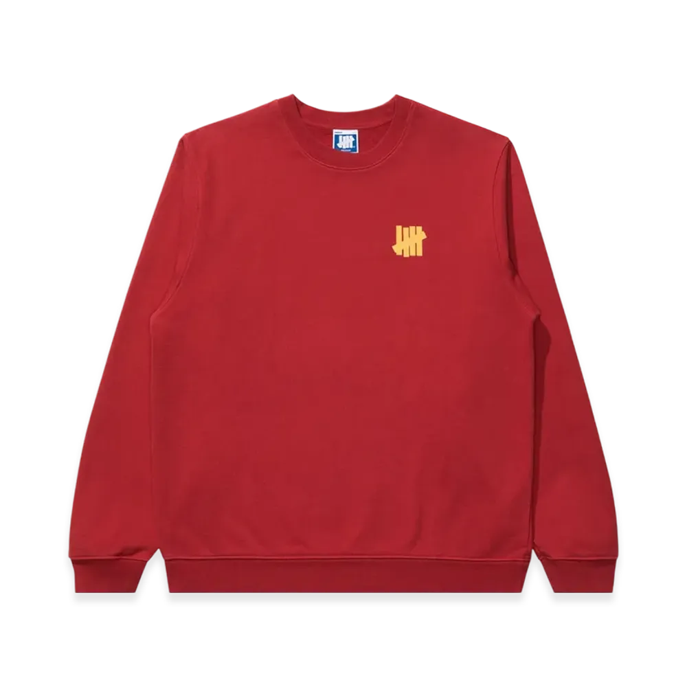 UNDEFEATED Icon Crewneck "Red"