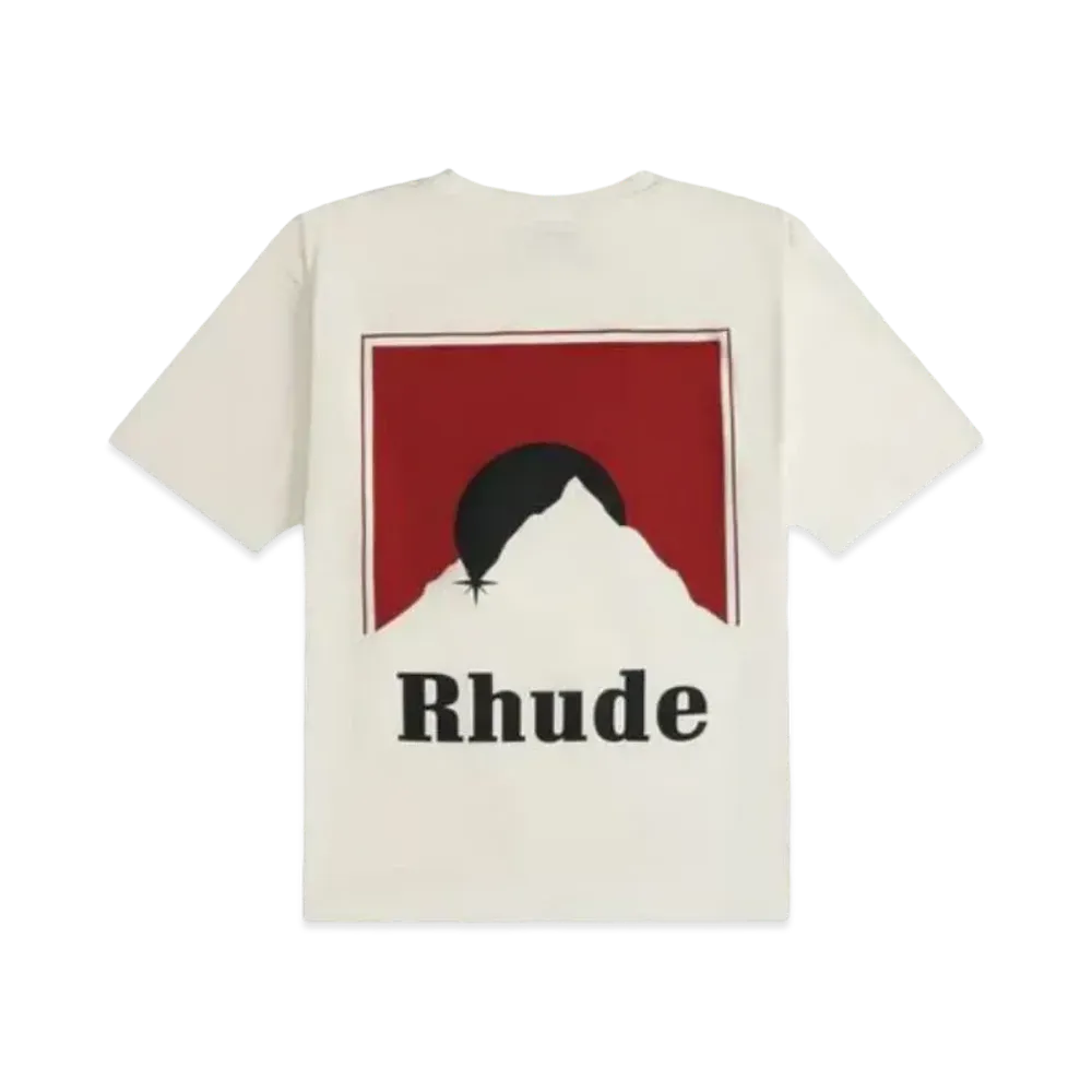 RHUDE Moonlight Tee "White Red"