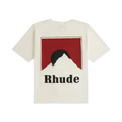 RHUDE Moonlight Tee "White Red"