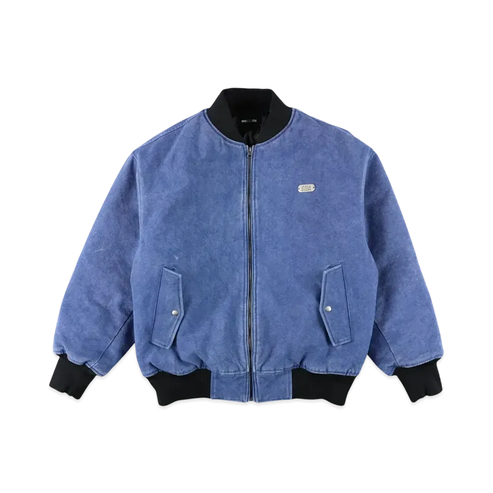 WIND AND SEA Wash Canvas Jacket "Navy"