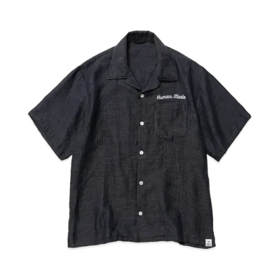 HUMAN MADE CHAMBRAY GAUZE ALOHA SHIRT "Navy"