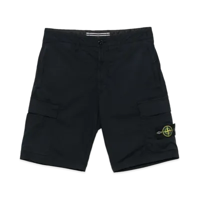 Stone Island Cotton Shorts "Blue"