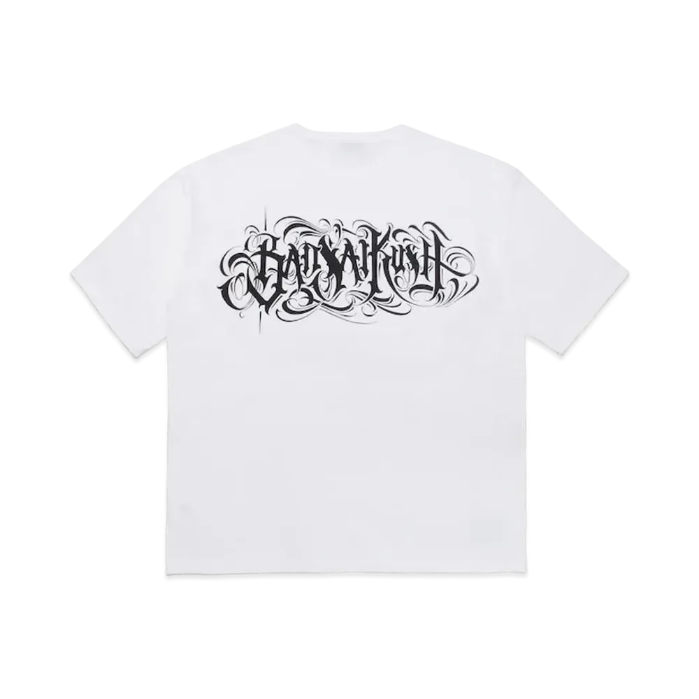 APHRODITEGANG Bud Spool BADSAIKUSH Back Print S/S Tee "White"