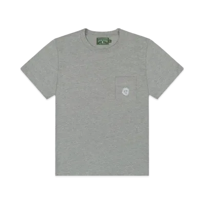 DENIM TEARS Peace Wreath Pocket Tee "Grey"