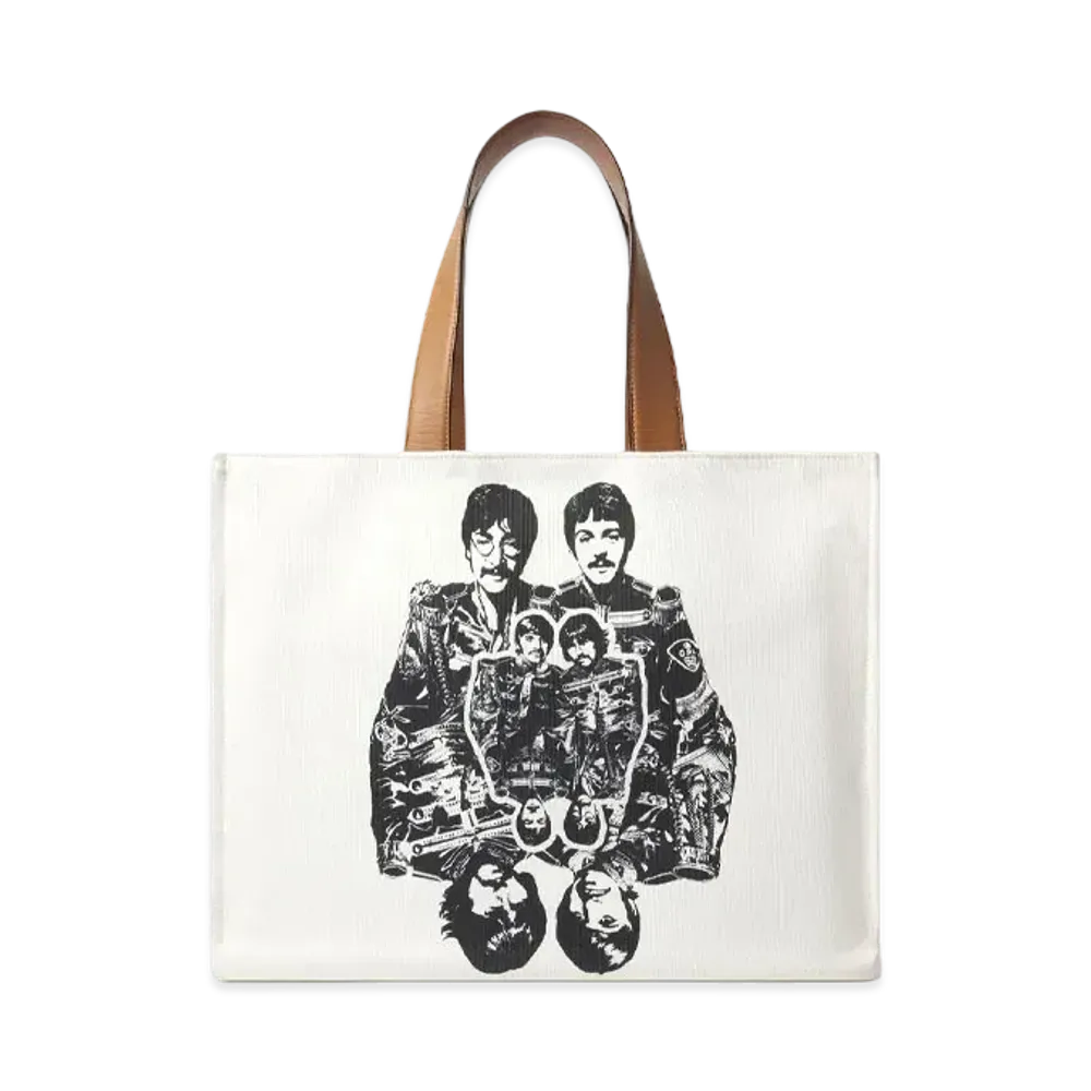STELLA McCARTNEY Get Back Cambas Tote Bag "Frost"