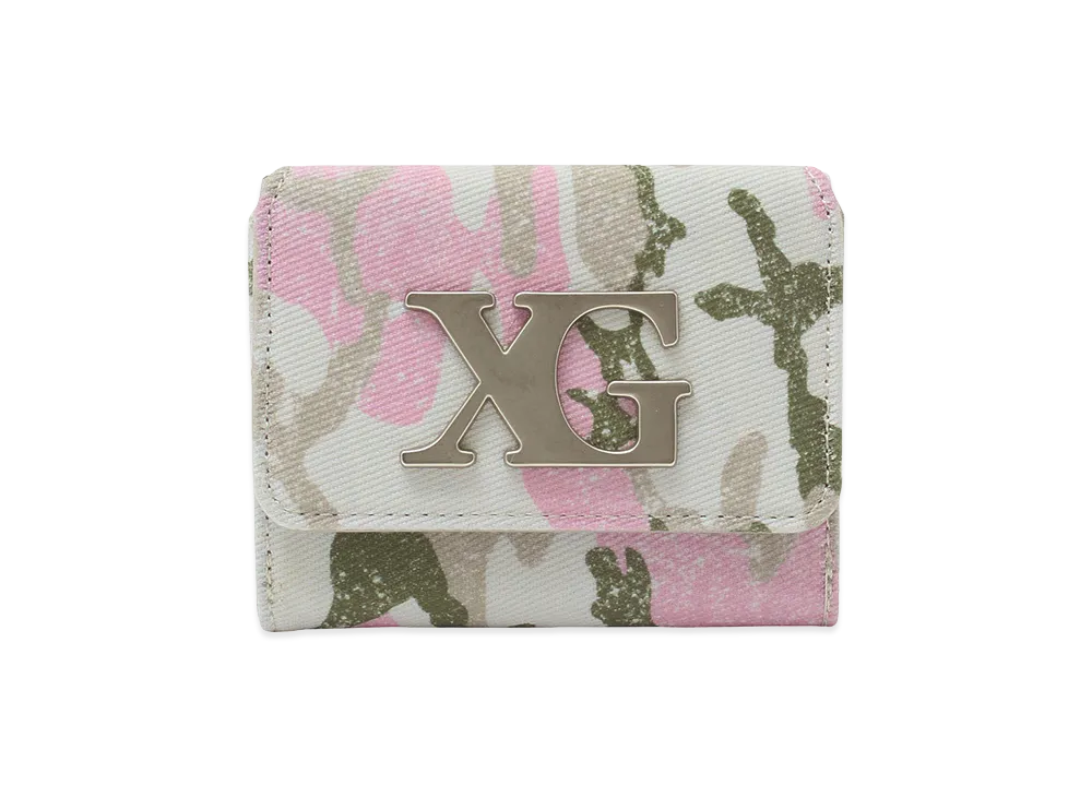 X-Girl XG Emblem Clasp Mini Wallet "Pink"