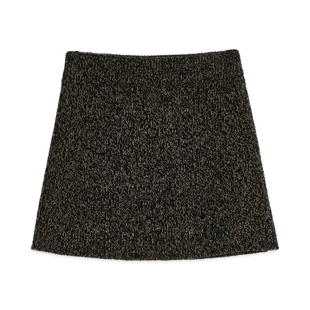 OUR LEGACY Women's Sculpt Skirt "Bear Twist Mouline Wool"