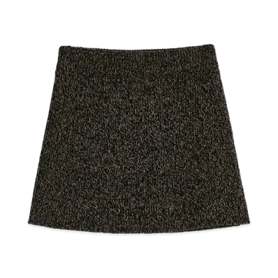 OUR LEGACY Women's Sculpt Skirt "Bear Twist Mouline Wool"