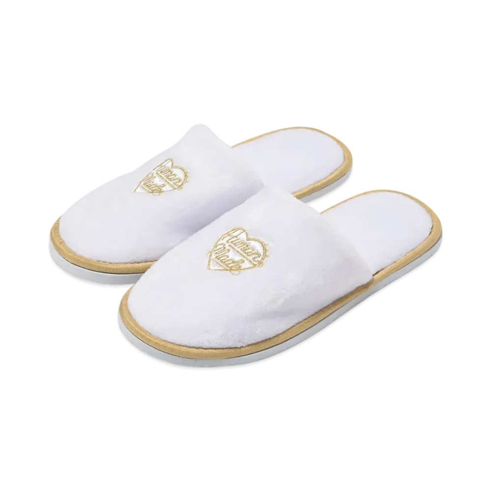HUMAN MADE HM Slippers "White"