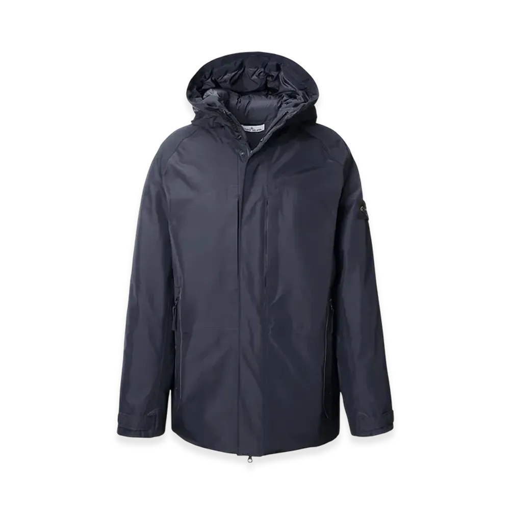 Stone Island Down Jacket 3L Gore-Tex in Recycled Polyester Down "Navyblue"