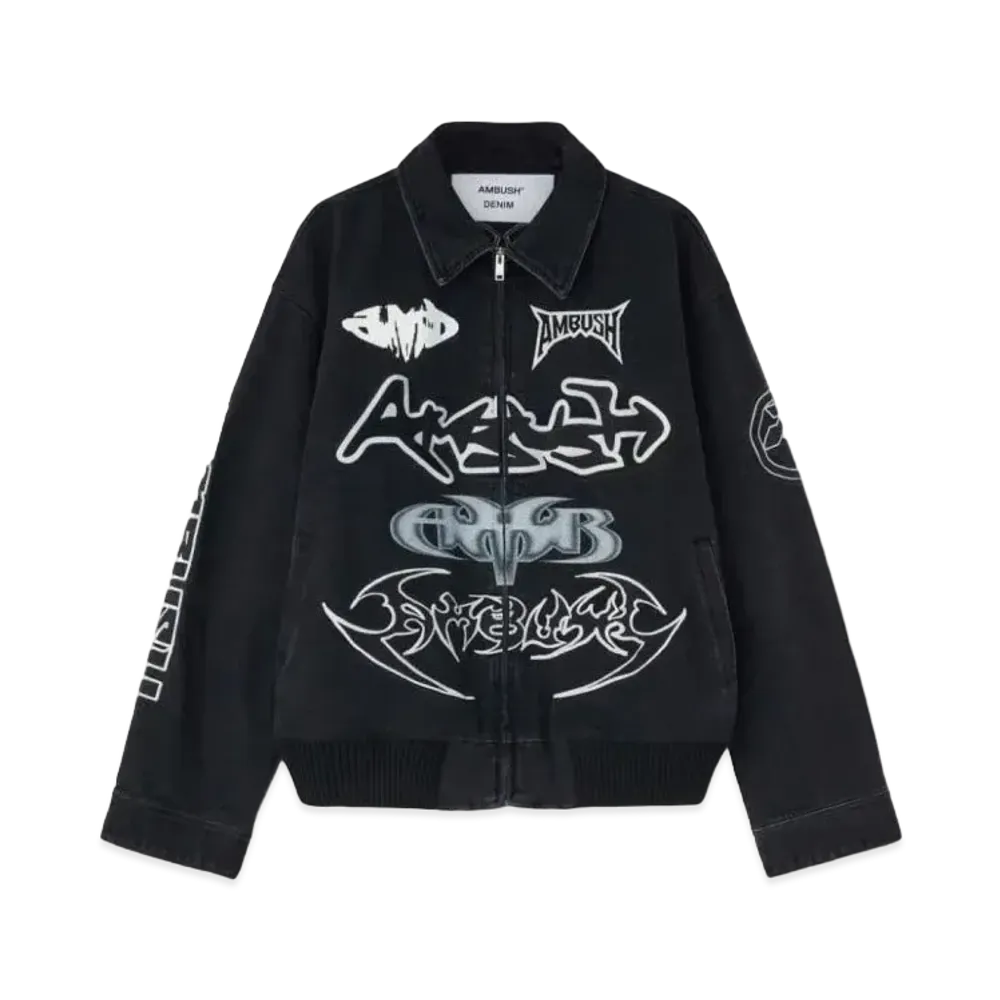 AMBUSH Denim Patch Bomber "Black"
