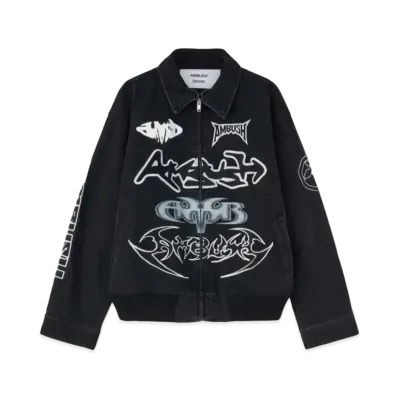 AMBUSH Denim Patch Bomber "Black"