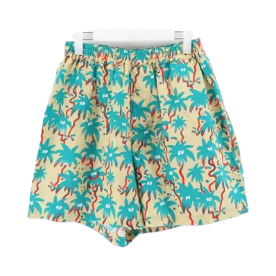 eYe JUNYA WATANABE MAN x Lousy Livin Cotton Broad Print W Name Shorts #3 "Beige/Green"