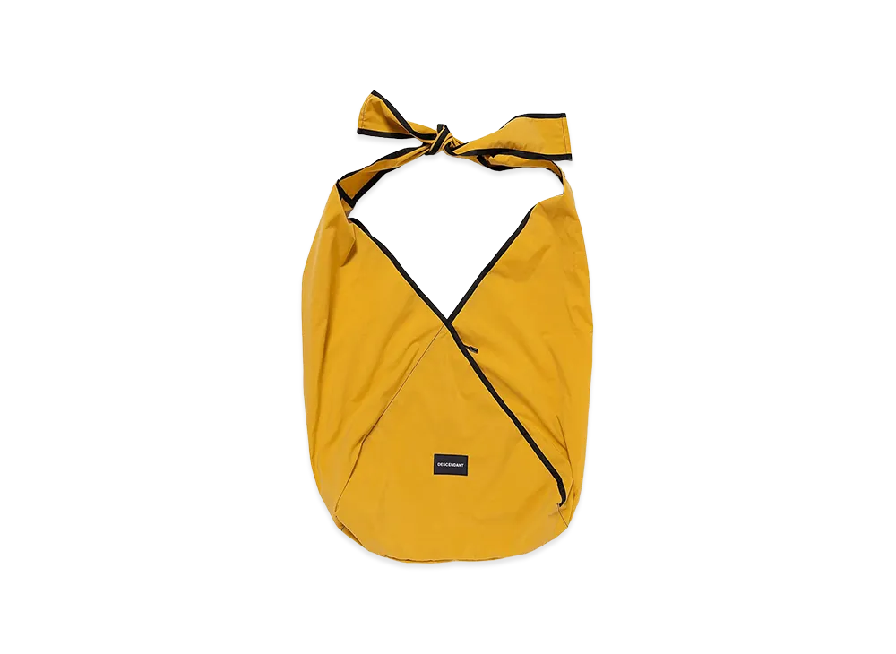 DESCENDANT Black Hole Nylon Bag "Yellow"