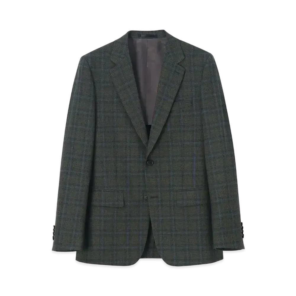 Paul Smith Classic Check Single 2B Suit "Green"