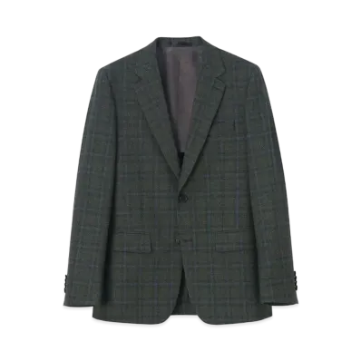 Paul Smith Classic Check Single 2B Suit "Green"