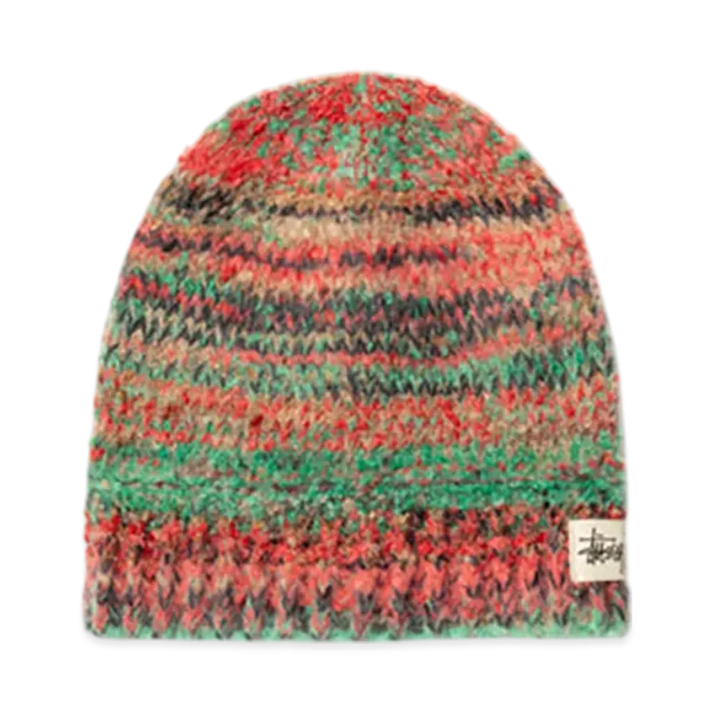 Stussy Skullcap Textured Yarn "Green Malti"