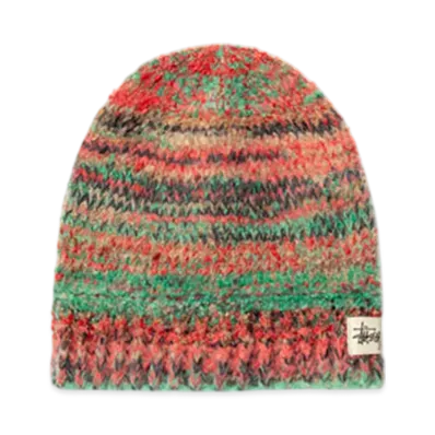 Stussy Skullcap Textured Yarn "Green Malti"