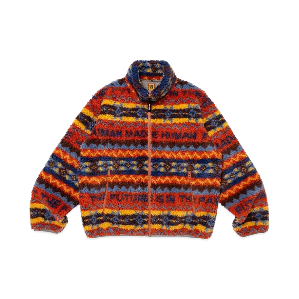 HUMAN MADE Nordic Fleece Jacket "Orange"