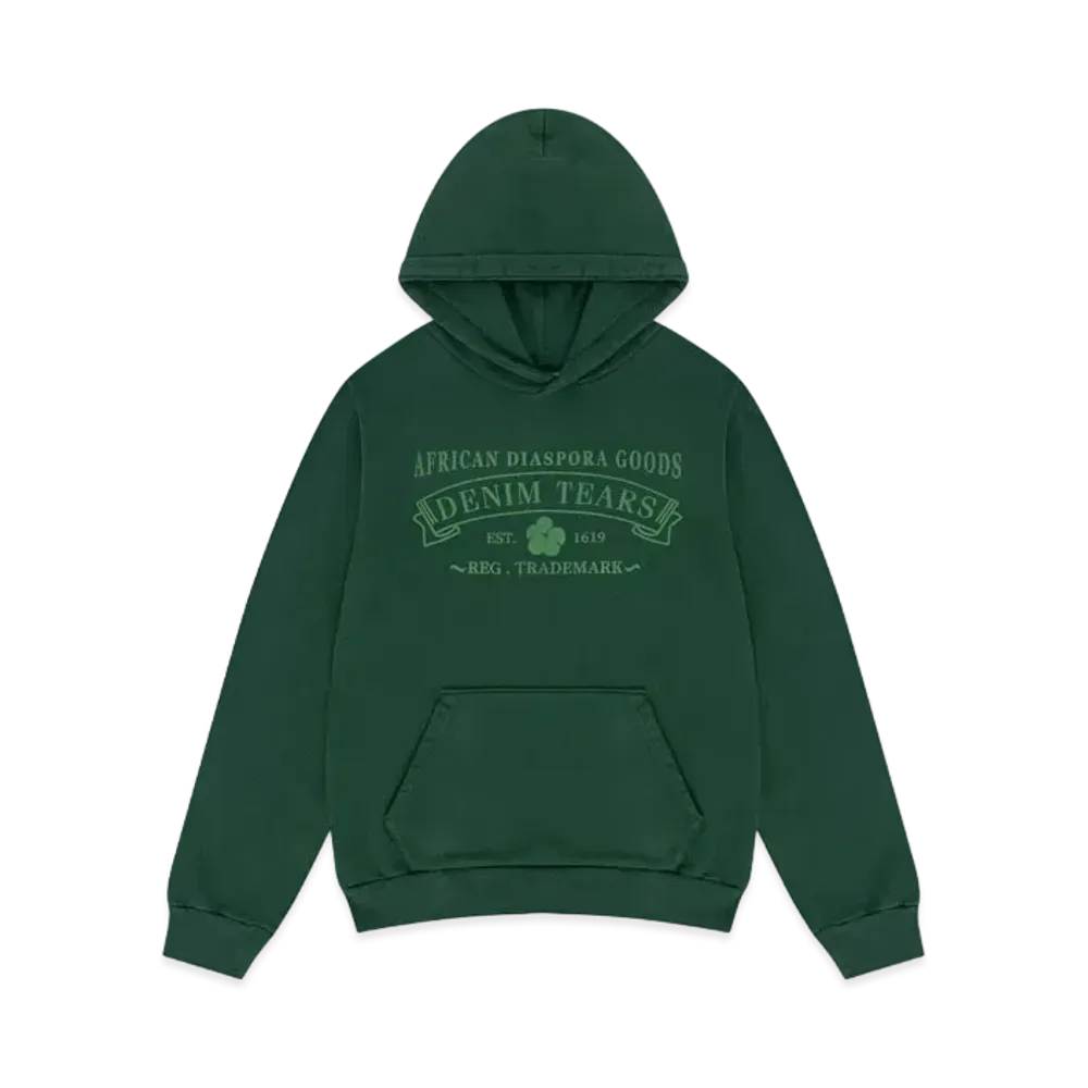 DENIM TEARS ADG Hoodie "Green"