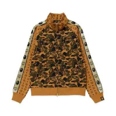 A BATHING APE / MCM Camo Track Top "Brown"