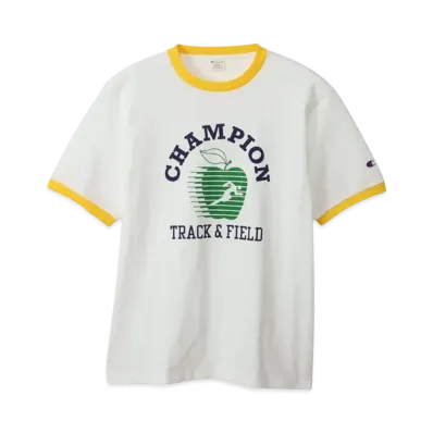 Champion Short Sleeve Ringer T-Shirt 25SS "Yellow"