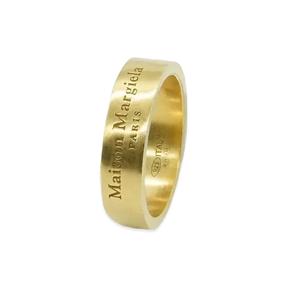 Maison Margiela RING "Yellow Gold Plating Burattato"