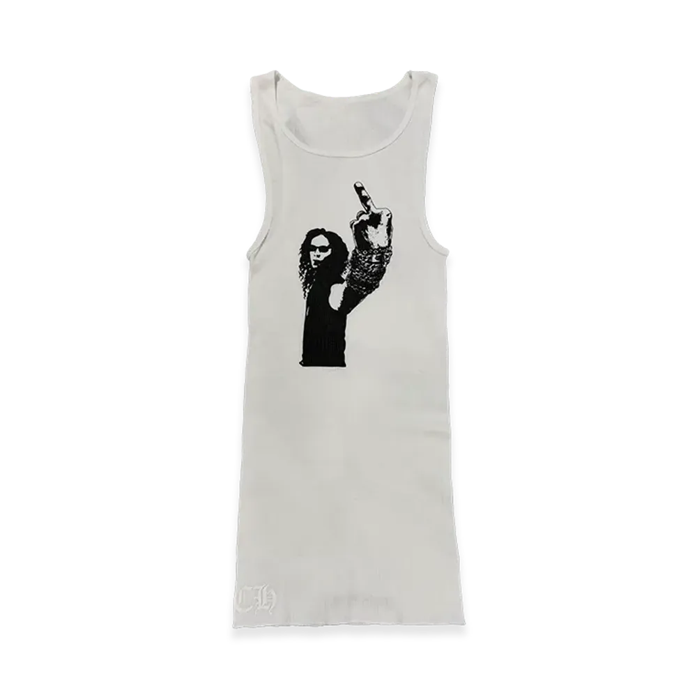 Chrome Hearts Richard Stark Print Tank Top "White/Black"