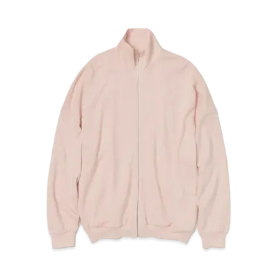 AURALEE Super High Gauge Sweat Zip Blouson "Pale Pink"