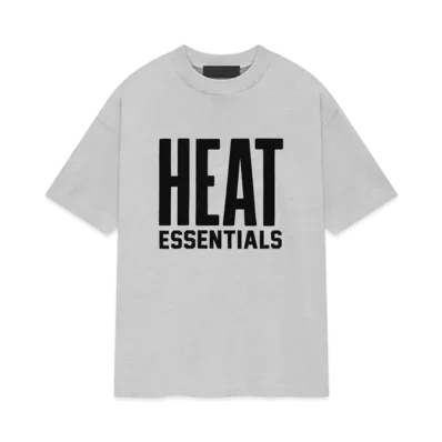 FEAR OF GOD ESSENTIALS x NBA Heat Tee "Light Heather"