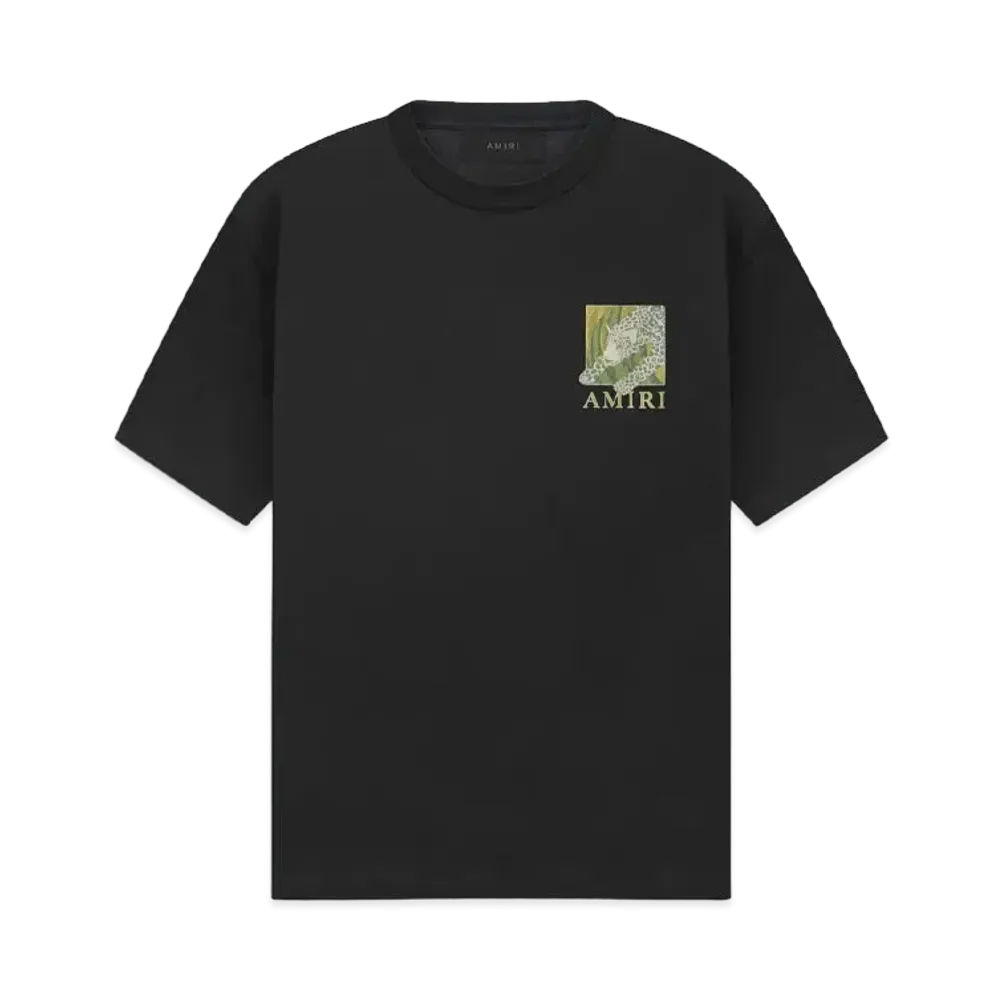 AMIRI Leopard Tee "Black"
