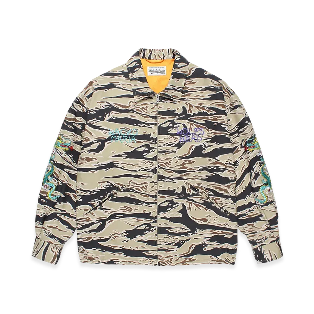 WACKO MARIA x Wolf's Head Tiger Camo Vietnam Jacket "Beige"