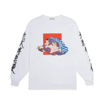 F-LAGSTUF-F "地獄特急便"L/S Tee "WHITE"