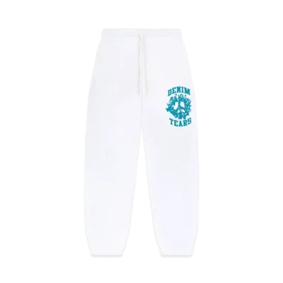 DENIM TEARS Denim University Sweat Pants "White"