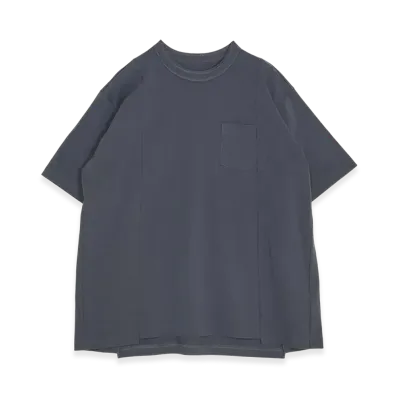 sacai Cotton Jersey T-Shirt "Blue Gray"