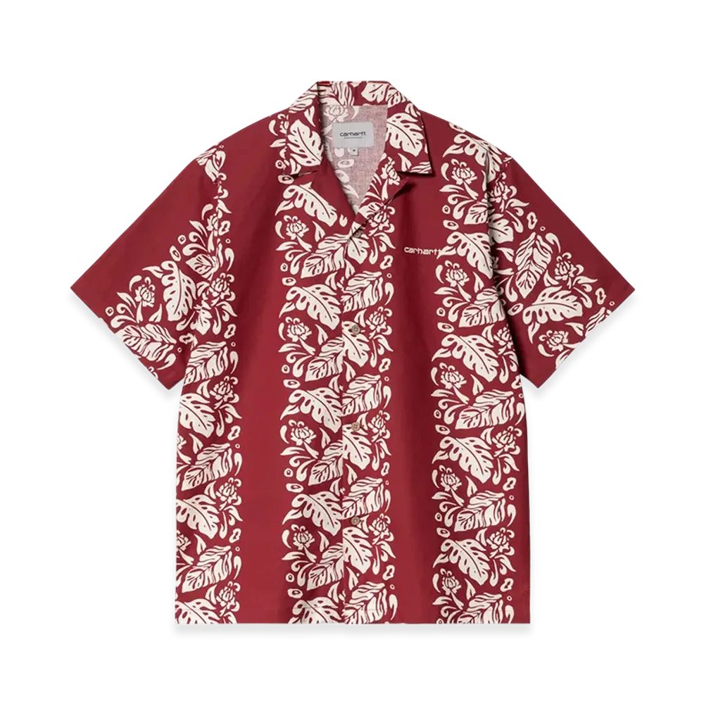 Carhartt WIP S/S Floral Shirt "Floral Stripe Aop Arrow/Wax"