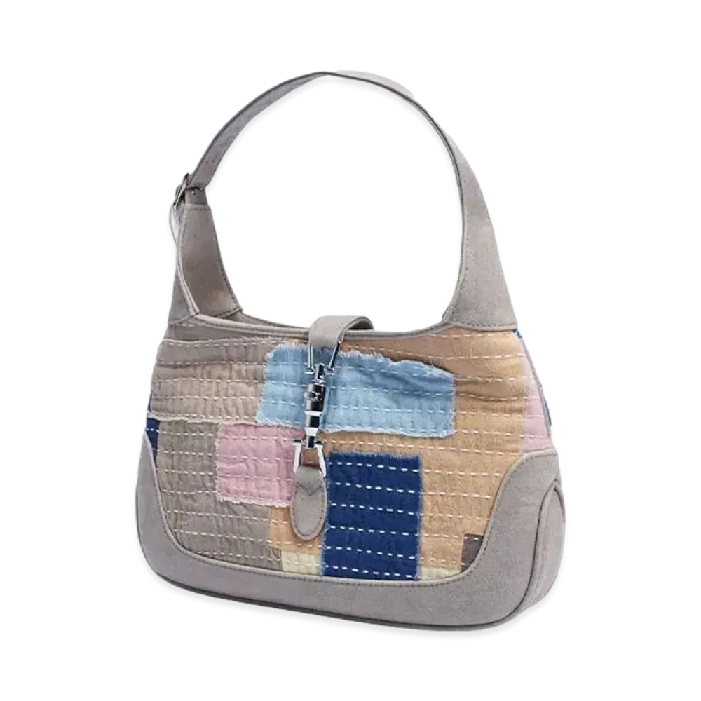 EMOTIONAL WORLD TIMELINE Vintage Half-Moon Bag "MULTI"