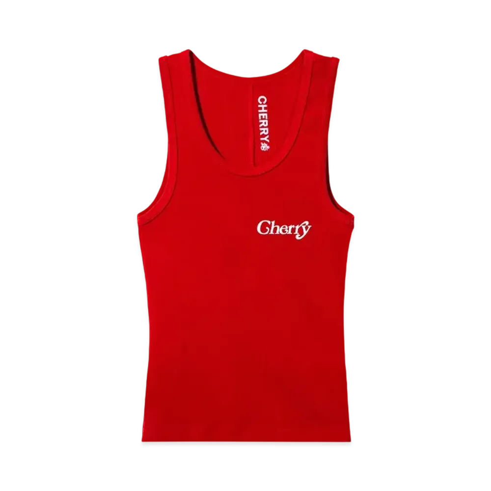 Verdy x Cherry LA Baby Tank "Red"