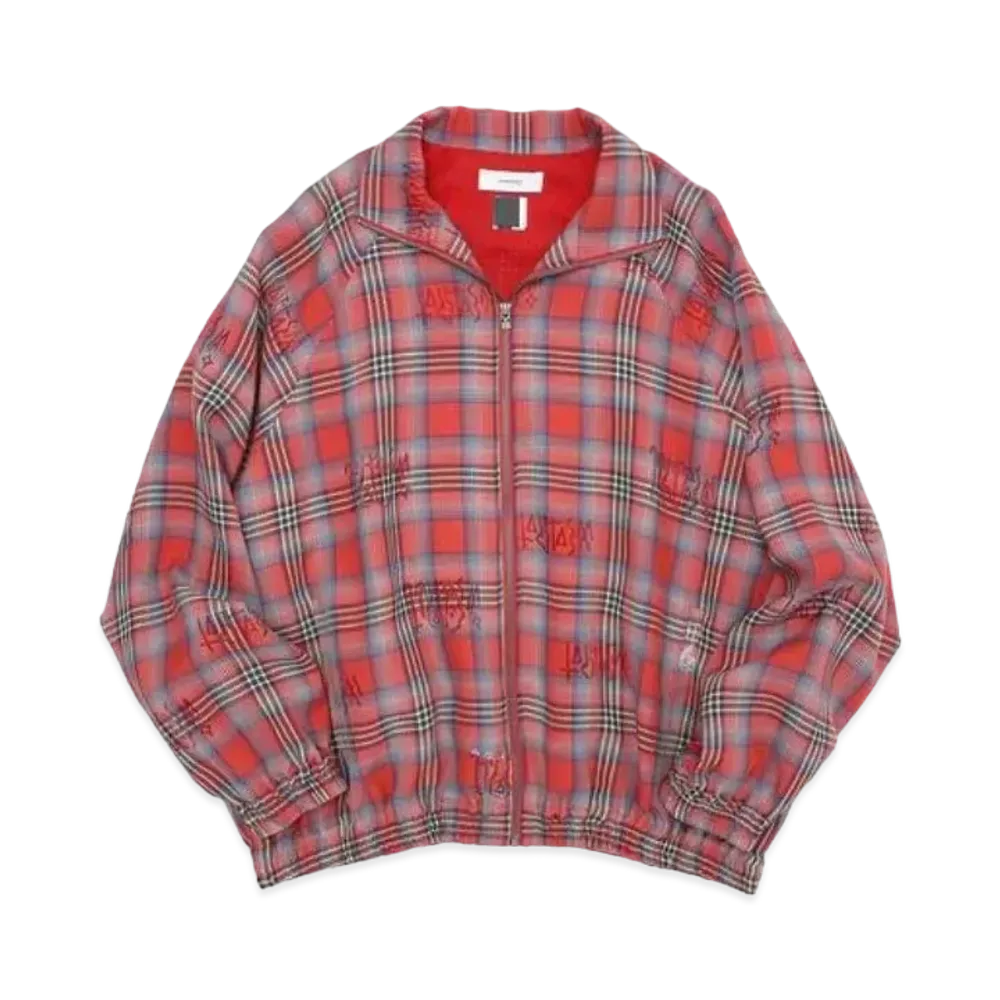 FACETASM Original Transparent Check Jacket "Red Check"