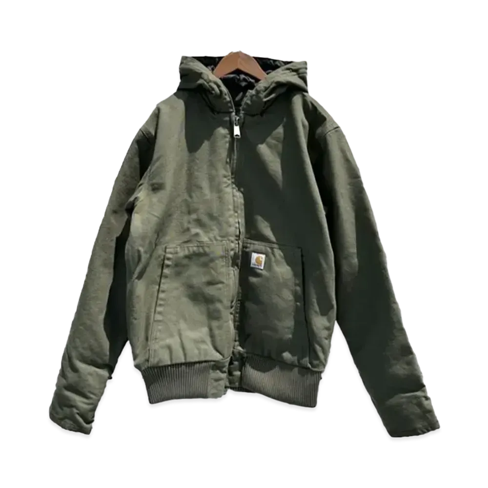 Carhartt Washed Duck Insulated Active Jacket "Moss Green"