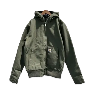 Carhartt Washed Duck Insulated Active Jacket "Moss Green"