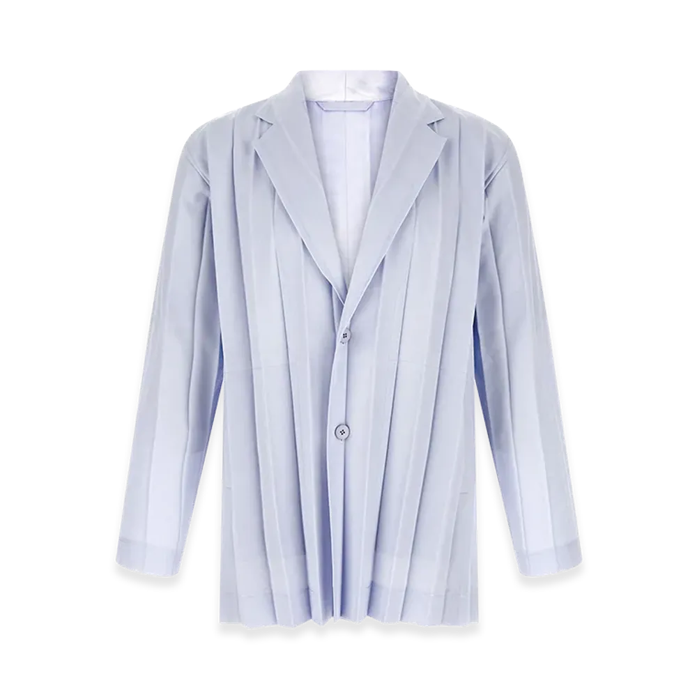 HOMME PLISSE ISSEY MIYAKE Edge Ensemble Blazer "Light Blue"