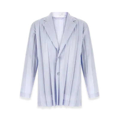 HOMME PLISSE ISSEY MIYAKE Edge Ensemble Blazer "Light Blue"