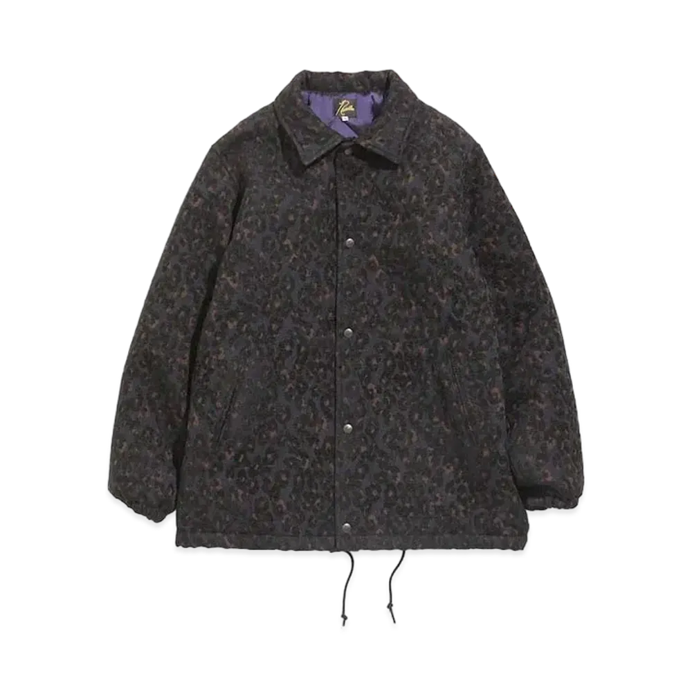 Needles COACH JACKET - R/PE/W/CU LEOPARD MOLE JQ. "Navy"