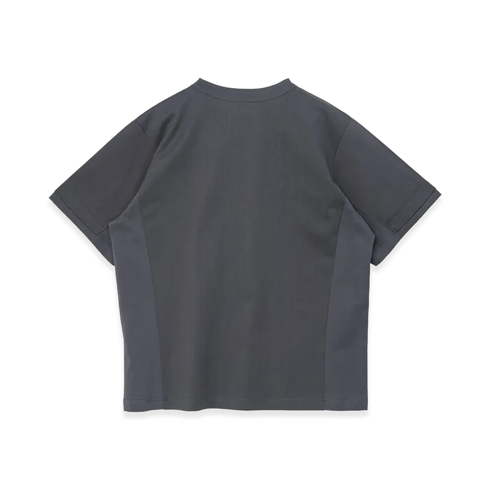 sacai Cotton Jersey T-Shirt "Charcoal Gray"